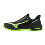 Mizuno Wave Exceed Tour 7 All Court Men's Racquet Sports Shoe, Black-Glowing Apple, US Mens 9.5
