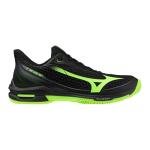 Mizuno Wave Exceed Tour 7 All Court Men's Racquet Sports Shoe, Black-Glowing Apple, US Mens 9.5