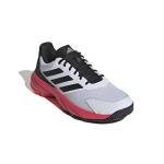 Adidas Mens Courtjam Control 3 Tennis, White/Black/Lucid Red, 6.5
