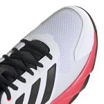 Adidas Mens Courtjam Control 3 Tennis, White/Black/Lucid Red, 6.5