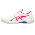 ASICS Women's Game FlyteFoam Tennis Shoes, 8.5, Cream/Bright Rose
