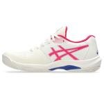 ASICS Women's Game FlyteFoam Tennis Shoes, 8.5, Cream/Bright Rose