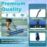 Montex Tennis Court Squeegee, Foam Tennis Sponge Roller, Lightweight Quick Clearing Tools for Tennis Basketball Sports Court