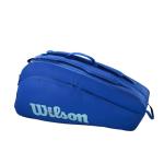 WILSON Ultra V5 Tour Tennis Backpack - Blue, Holds up to 2 Rackets