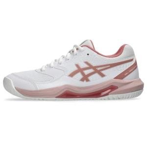 ASICS Women's Gel-Dedicate 8 Tennis Shoes - White/Rose