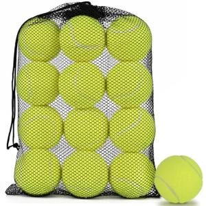 LITIAN 12 Pack Beginner Tennis Balls with Bag