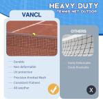 Heavy Duty Double Tennis Net for Courts