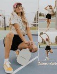 Ekouaer Lightweight Skort for Women Golf Skirt with Underneath Shorts Tennis Workout Hiking Sport Black