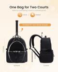 LOVEVOOK Tennis Backpack with Shoe Compartment