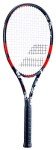 Babolat Evoke 105 Strung Tennis Racquet, Black/Orange (4 3/8" Grip)