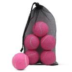 SHYUJAJIE 6 Pack Pink Tennis Balls for Training