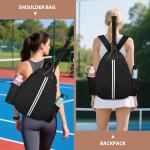 Lufstd Women's Tennis Sling Bag - Water Resistant