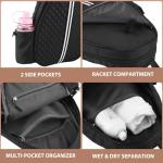 Lufstd Women's Tennis Sling Bag - Water Resistant