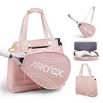 ARCFOX Pink Tennis Tote Bag with Shoe Compartment