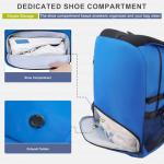 Unihimal Tennis Backpack for 2 Rackets and Shoes