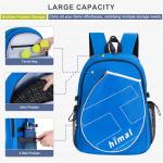 Unihimal Tennis Backpack for 2 Rackets and Shoes