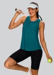 Women’s Teal Sleeveless Tennis Workout Tank Top