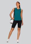 Women’s Teal Sleeveless Tennis Workout Tank Top