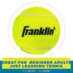 Franklin Sports Pressureless Tennis Balls - 12 Pack