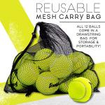 Franklin Sports Pressureless Tennis Balls - 12 Pack