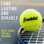 Franklin Sports Pressureless Tennis Balls - 12 Pack