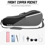 Goloni Water-Resistant Tennis Bag for 3-4 Rackets