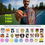 TRESSIS Fun Tennis Racket Dampener - 2-Pack