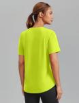 Women’s Neon Green V-Neck Tennis Workout Shirt