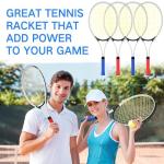 Motionchic 4 Pack Tennis Rackets with Balls
