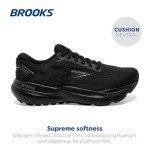Brooks Women’s Glycerin 21 Neutral Running Shoe - Black/Black/Ebony - 8.5 Medium