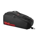 Wilson Clash V3 Tennis Racket Bag - Black/Infrared
