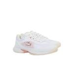 Lacoste Women's Tech Point Tennis Shoes, White/Pink