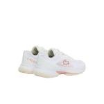 Lacoste Women's Tech Point Tennis Shoes, White/Pink