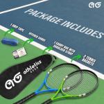 Lightweight Tennis Racket Set for 2 Players