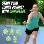 Lightweight Tennis Racket Set for 2 Players
