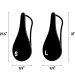 Lightweight Padded Tennis Racket Bag with Strap