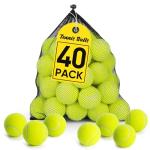 Treeroot 40-Pack High Elasticity Tennis Balls