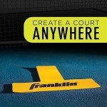 Franklin Sports Pickleball Court Marker Kit - Lines Marking Set with Tape Measure - Official Size Court Throw Down Markers