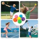 PHOEPET 6-Pack Colorful Tennis Balls for Dogs