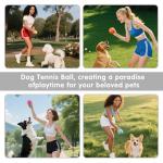 PHOEPET 6-Pack Colorful Tennis Balls for Dogs