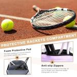 Arcoyard Purple Tennis Backpack for 2 Rackets