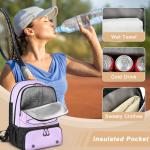 Arcoyard Purple Tennis Backpack for 2 Rackets