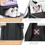 Arcoyard Purple Tennis Backpack for 2 Rackets