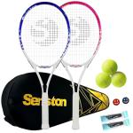 Senston 27" Adult Tennis Racket Set with Balls