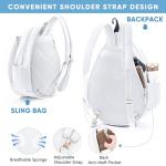 SPORJET Water-Resistant Tennis Backpack for Rackets