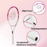 Senston 27" Adult Tennis Racket Set with Balls