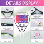 Kids Tennis Rackets with Carry Bag and Balls