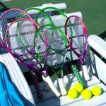 Kids Tennis Rackets with Carry Bag and Balls
