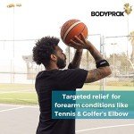 Bodyprox Elbow Brace 2 Pack for Tennis & Golfer's Elbow Pain Relief
