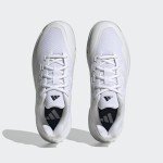 adidas Men's Gamecourt 2.0 Tennis Sneaker, White/White/Matte Silver, 11